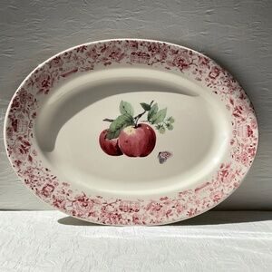 Pfaltzgraff ‘Delicious’ Pattern 12” Oval Platter Serving / Steak…